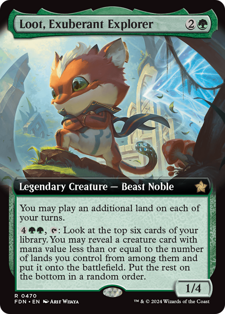 Loot, Exuberant Explorer - Extended Art [FDN-470]