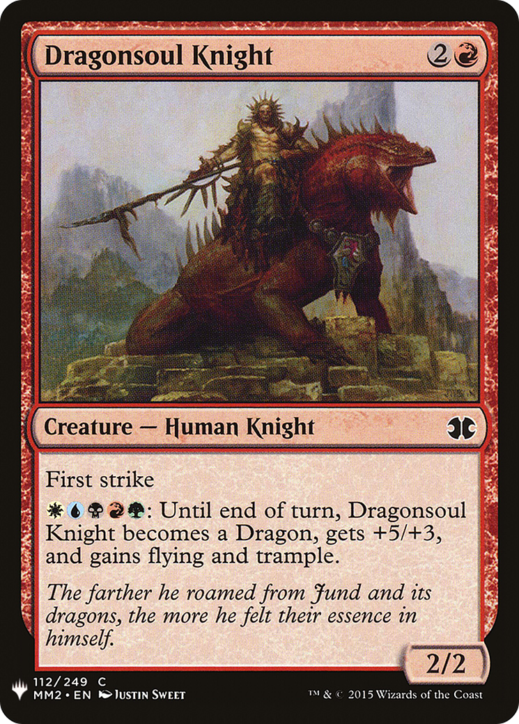 Dragonsoul Knight [PLST-MM2-112]