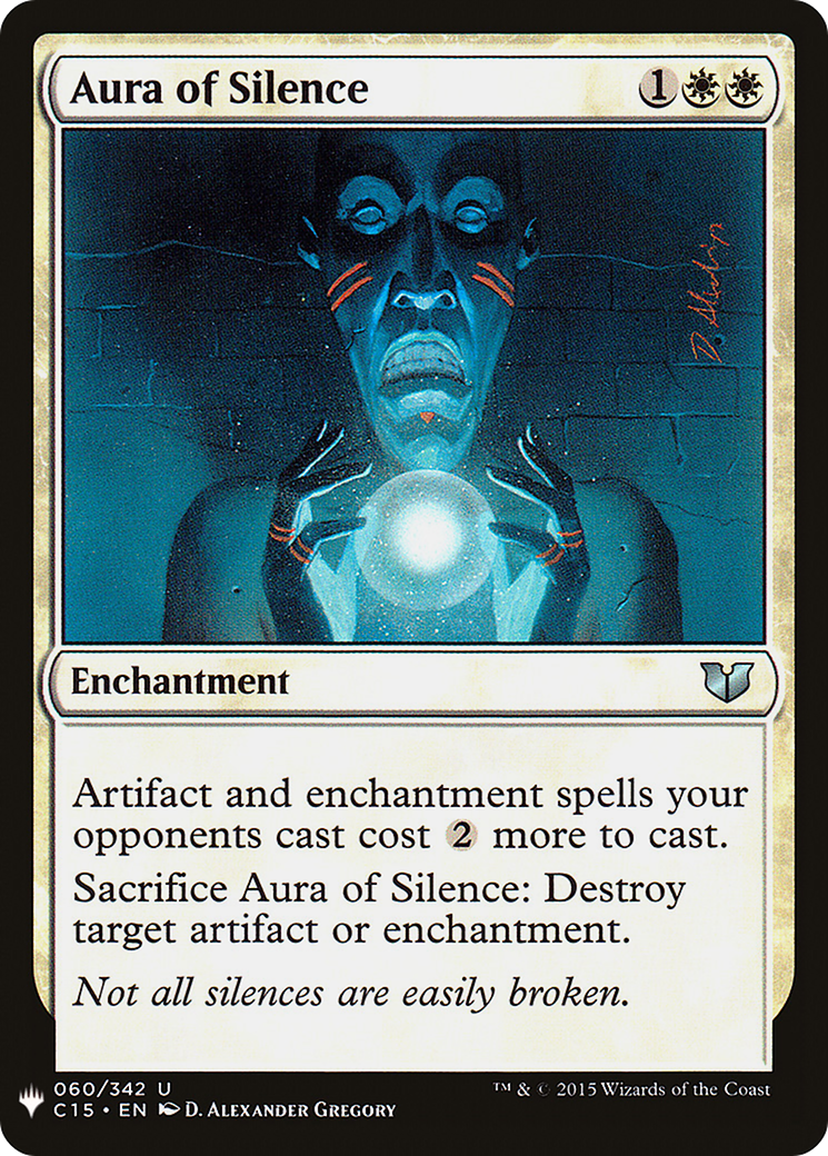 Aura of Silence [PLST-C15-60]