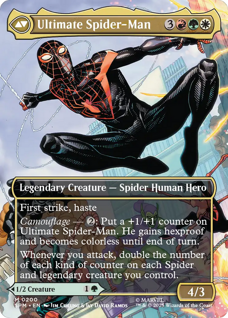 Miles Morales // Ultimate Spider-Man - Borderless - Full Art [SPM-200]