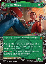 Miles Morales // Ultimate Spider-Man - Borderless - Showcase - Full Art [SPM-211]