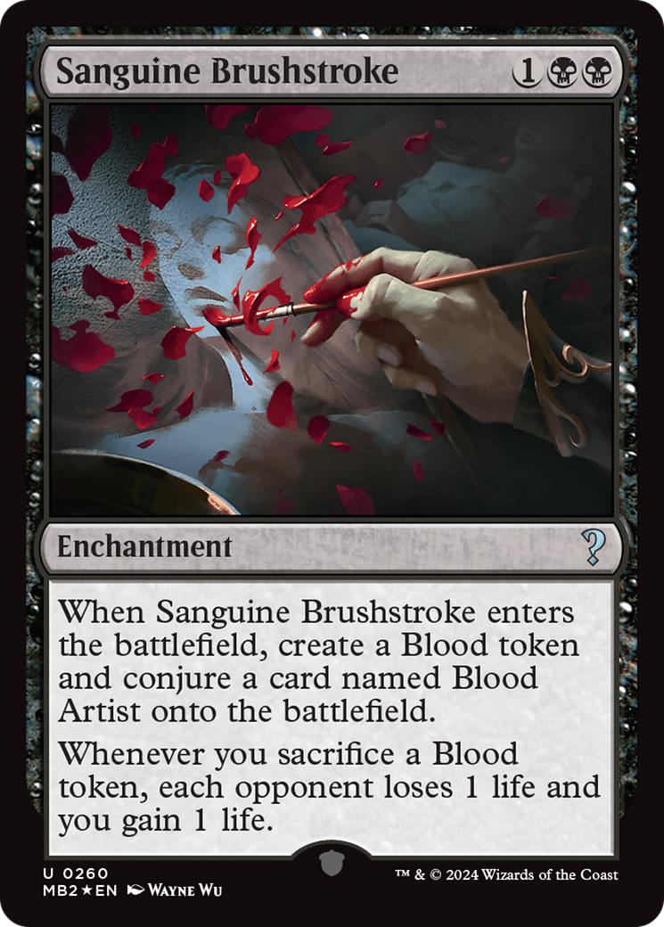Sanguine Brushstroke [MB2-260]