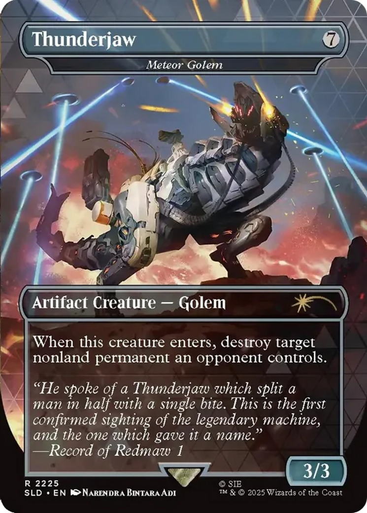 Meteor Golem - Borderless - Full Art [SLD-2225]