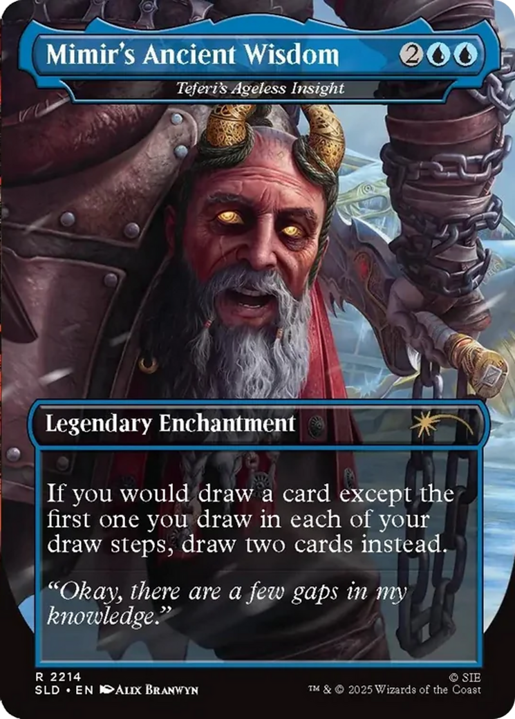 Teferi's Ageless Insight // Teferi's Ageless Insight - Borderless - Full Art [SLD-2214]
