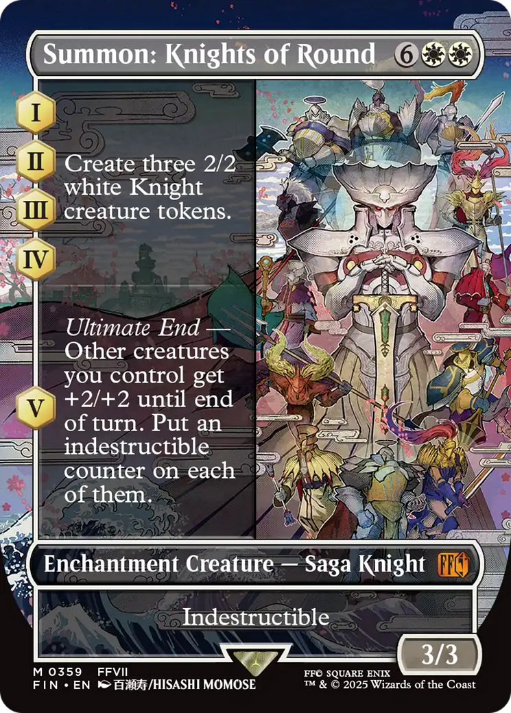 Summon: Knights of Round - Borderless - Full Art [FIN-359]