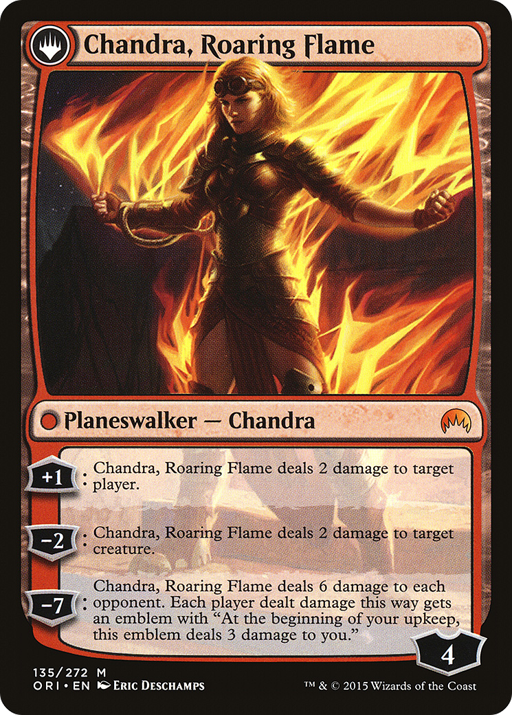Chandra, Fire of Kaladesh // Chandra, Roaring Flame [PLST-ORI-135]