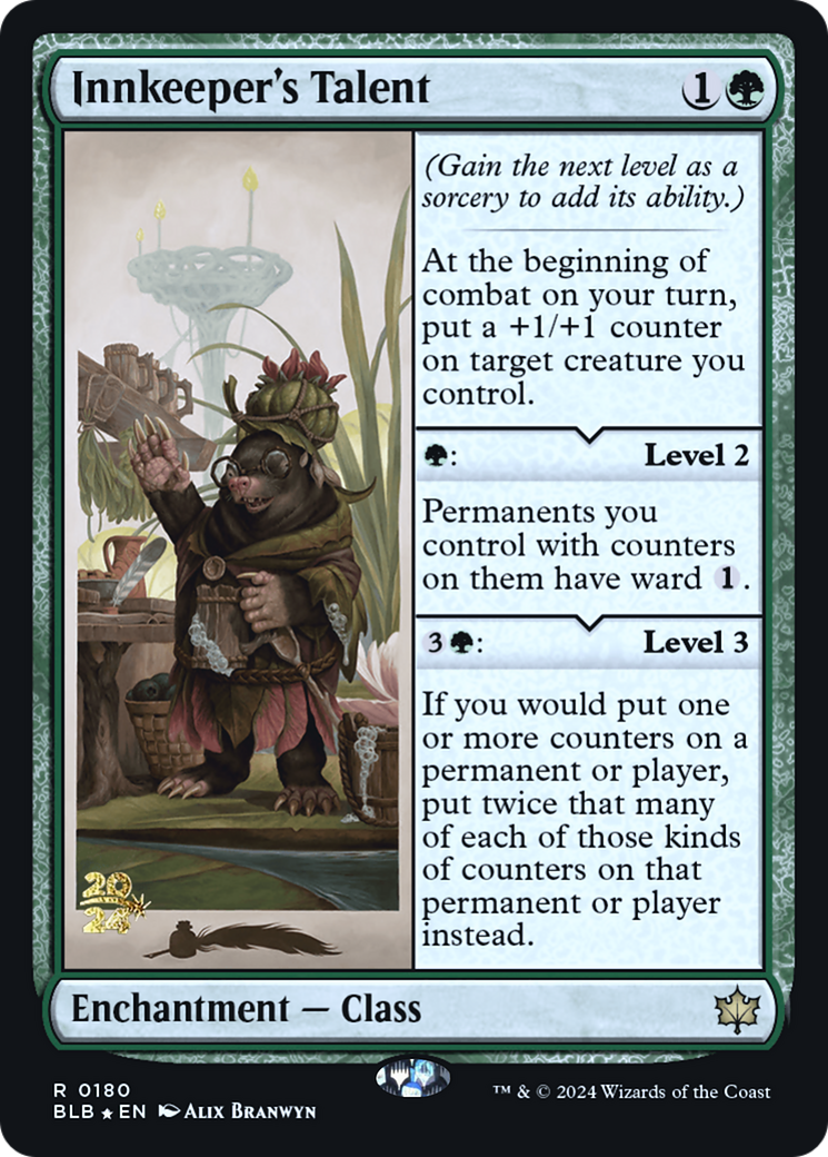 Innkeeper's Talent - Prerelease Promo [PBLB-180s]