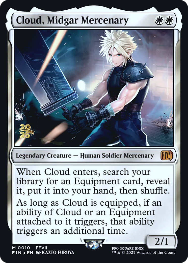 Cloud, Midgar Mercenary - Prerelease Promo [PFIN-10s]