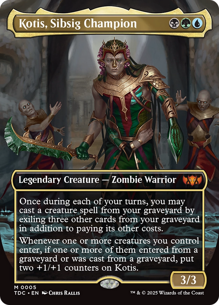 Kotis, Sibsig Champion - Borderless - Full Art [TDC-5]