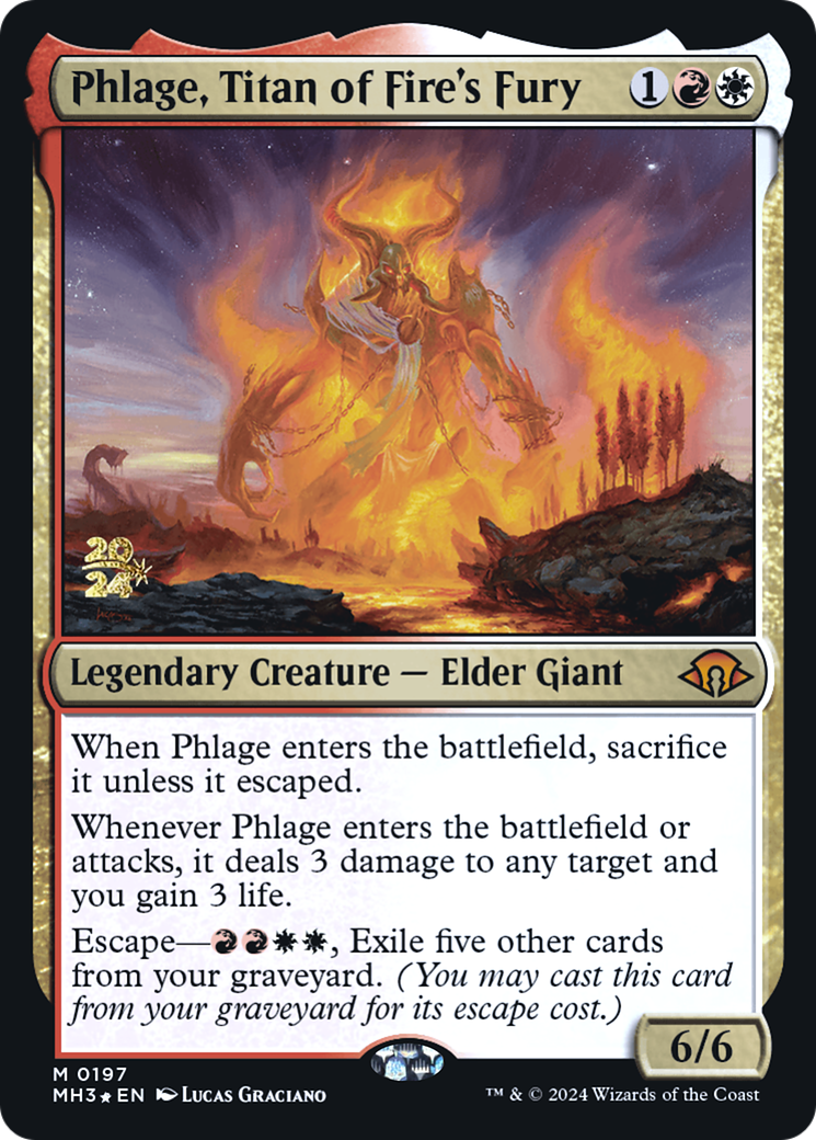 Phlage, Titan of Fire's Fury - Prerelease Promo [PMH3-197s]