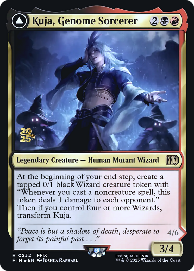 Kuja, Genome Sorcerer // Trance Kuja, Fate Defied - Prerelease Promo [PFIN-232s]