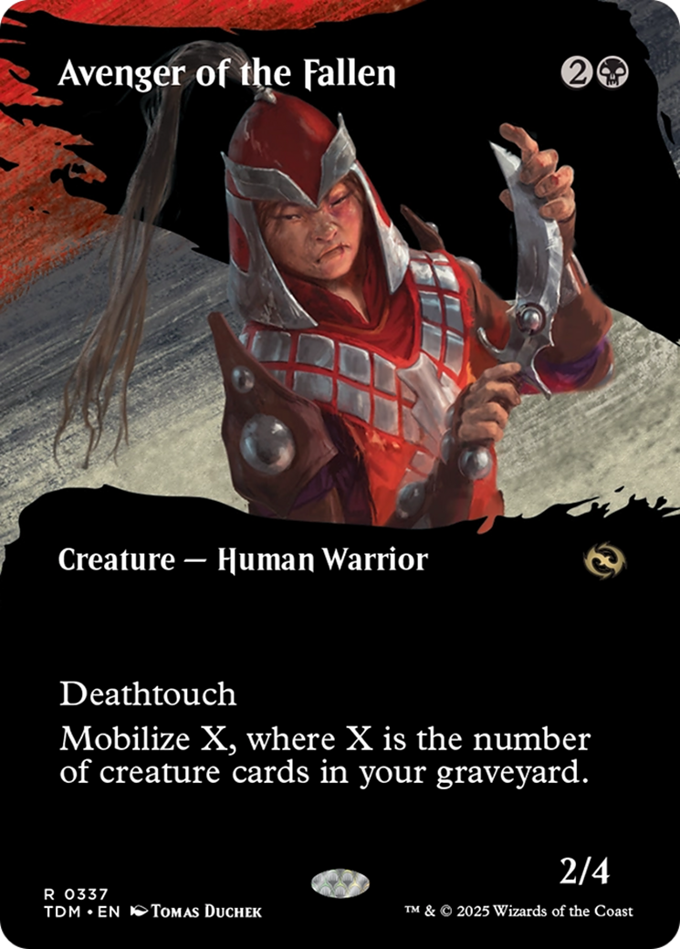 Avenger of the Fallen - Borderless - Showcase - Full Art [TDM-337]