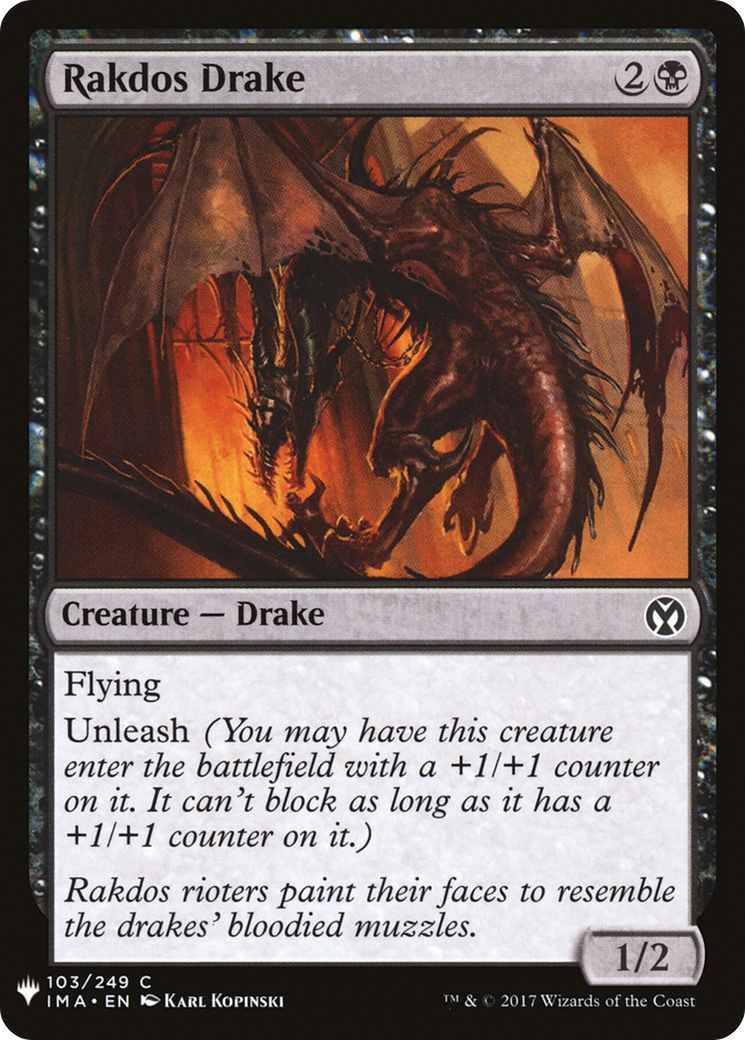 Rakdos Drake [PLST-IMA-103]