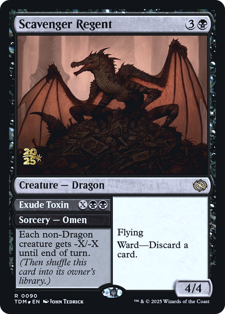 Scavenger Regent // Exude Toxin - Prerelease Promo [PTDM-90s]
