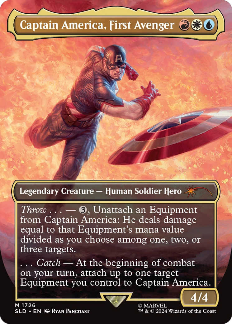 Captain America, First Avenger - Borderless - Full Art [SLD-1726]