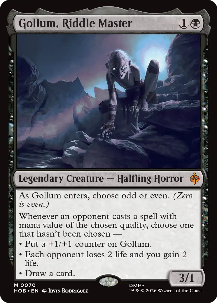 Gollum, Riddle Master [HOB-70]