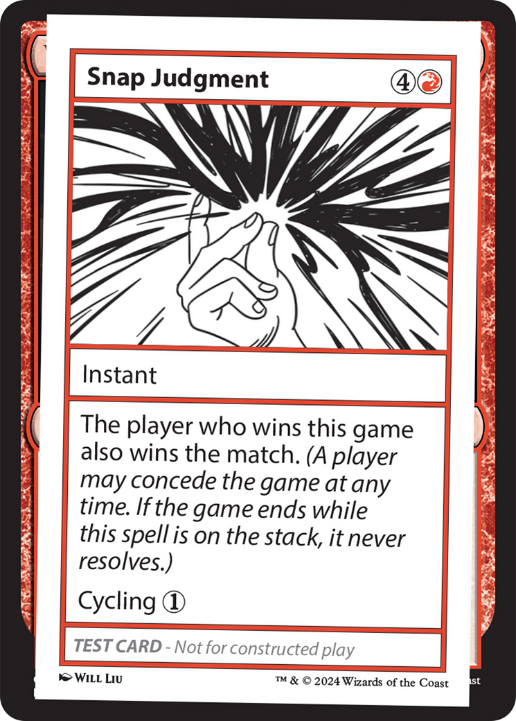 Snap Judgment [MB2-567]