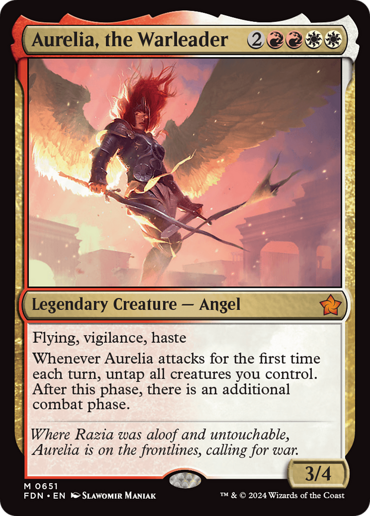 Aurelia, the Warleader [FDN-651]