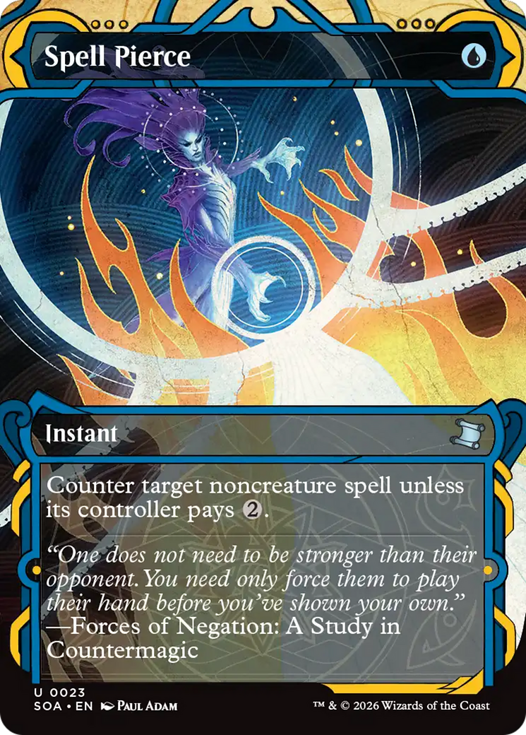 Spell Pierce - Borderless - Showcase [SOA-23]