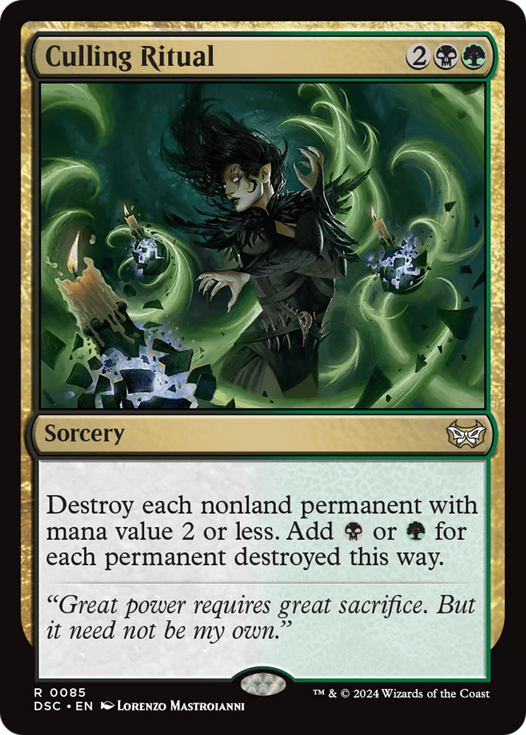 Culling Ritual [DSC-85]