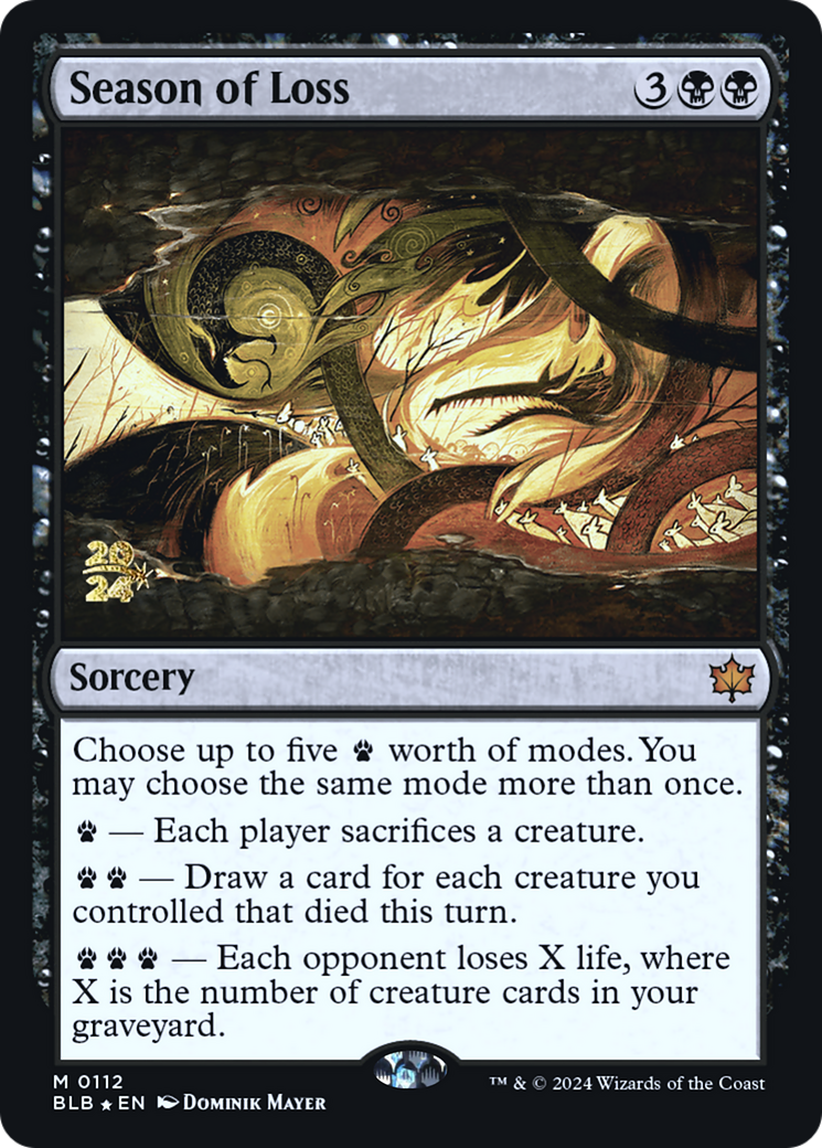 Season of Loss - Prerelease Promo [PBLB-112s]