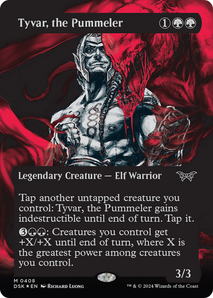 Tyvar, the Pummeler - Borderless - Showcase - Textured Foil [DSK-408]