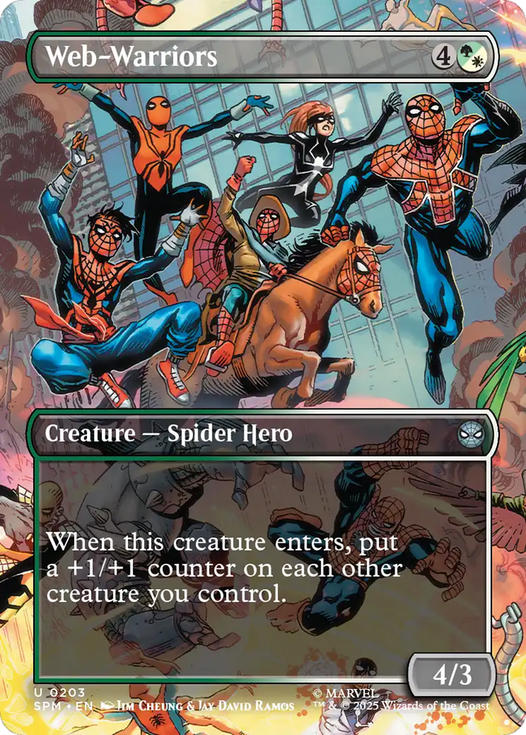 Web-Warriors - Borderless - Full Art [SPM-203]