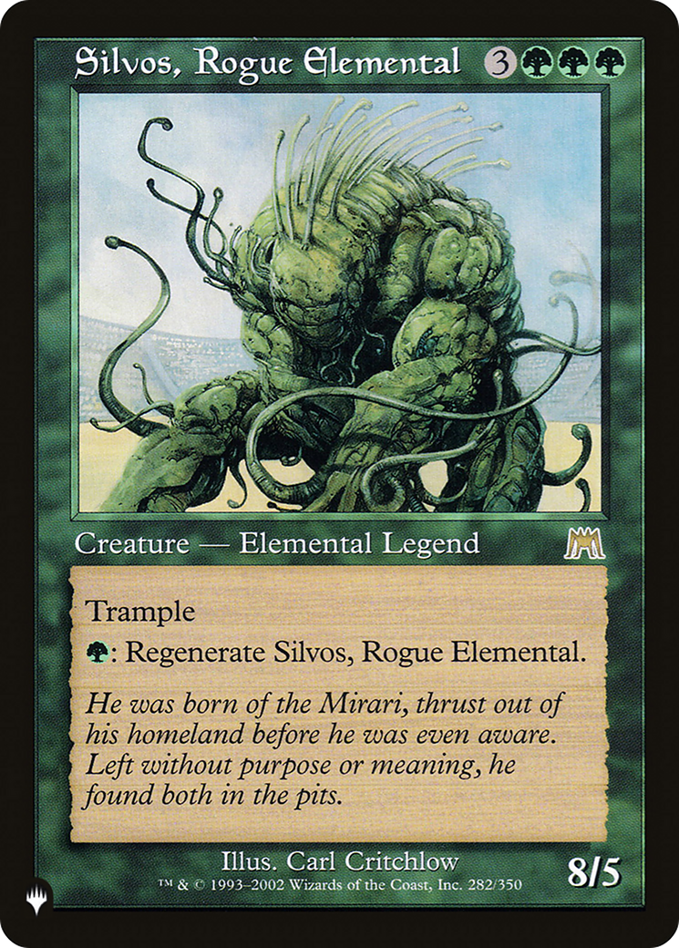 Silvos, Rogue Elemental [PLST-ONS-282]
