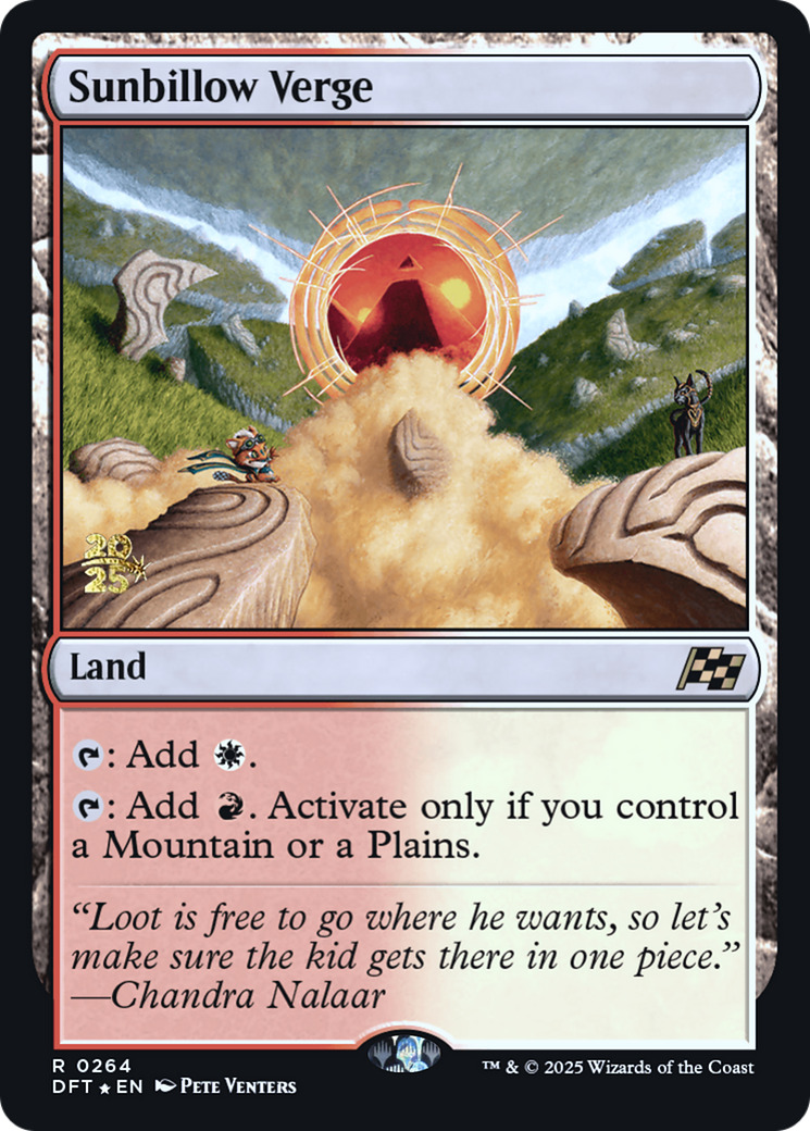 Sunbillow Verge - Prerelease Promo [PDFT-264s]