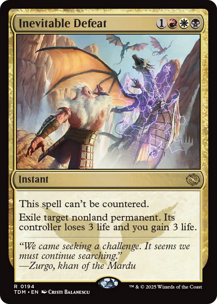 Inevitable Defeat - Promo Pack [PTDM-194p]