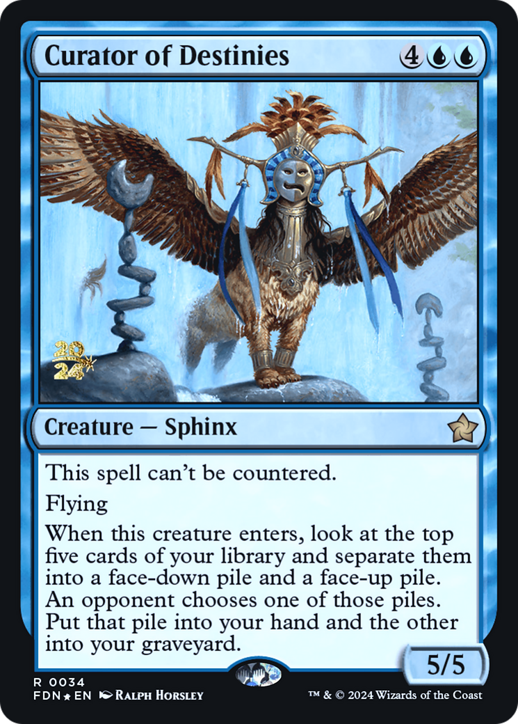 Curator of Destinies - Prerelease Promo [PFDN-34s]