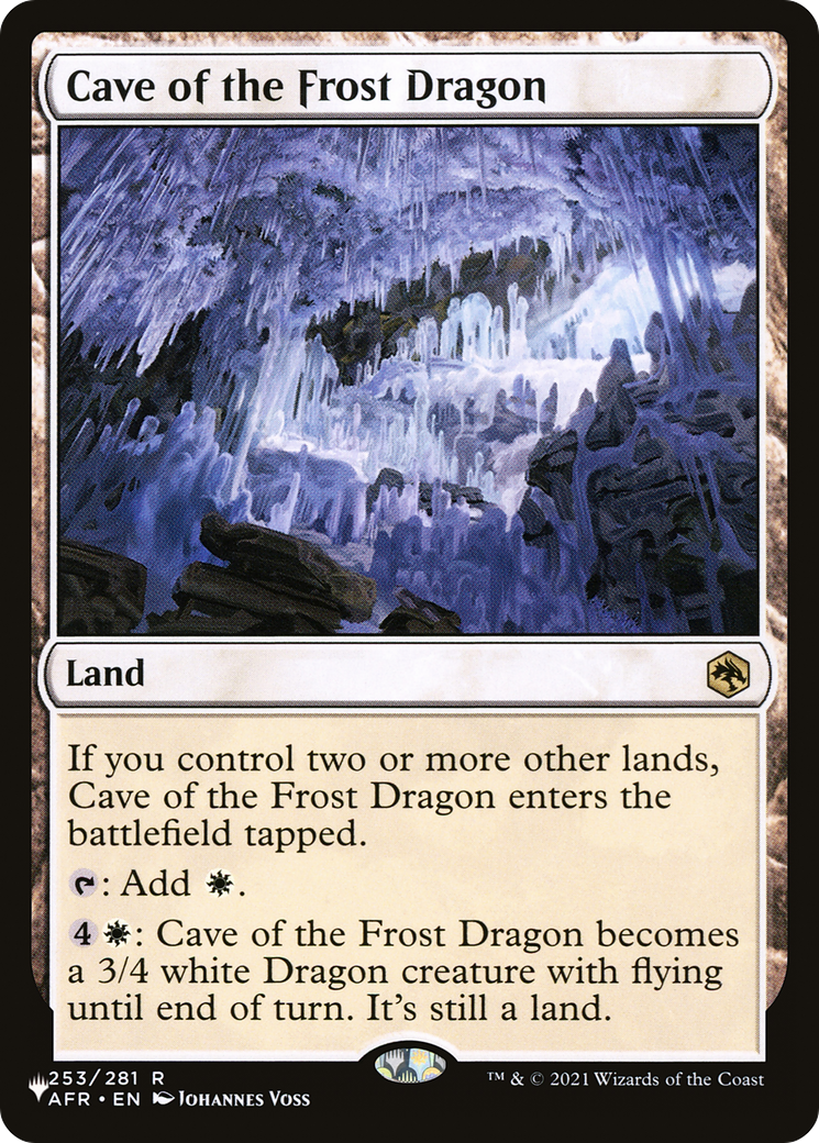 Cave of the Frost Dragon [PLST-AFR-253]