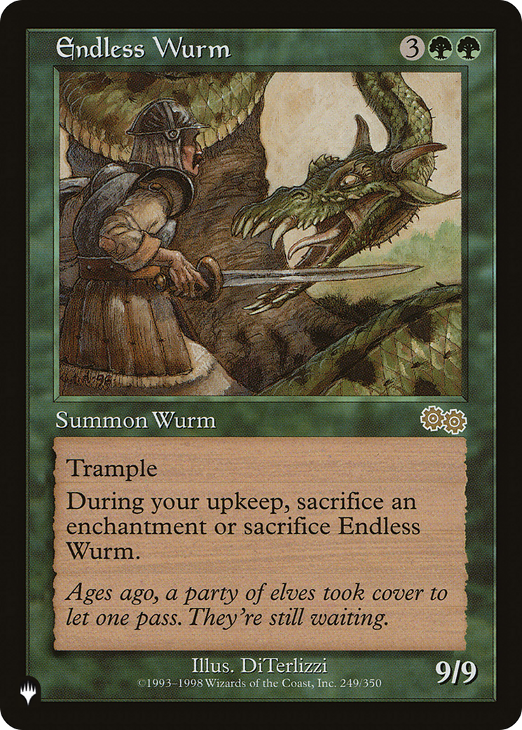 Endless Wurm [PLST-USG-249]