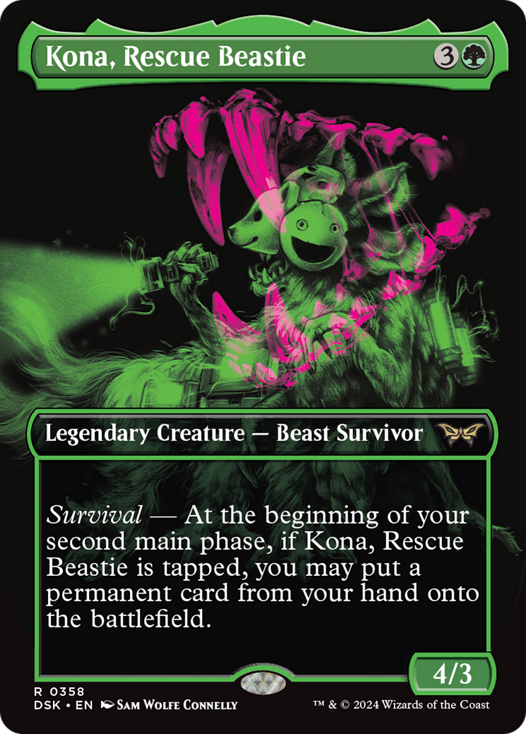 Kona, Rescue Beastie - Borderless - Full Art [DSK-358]