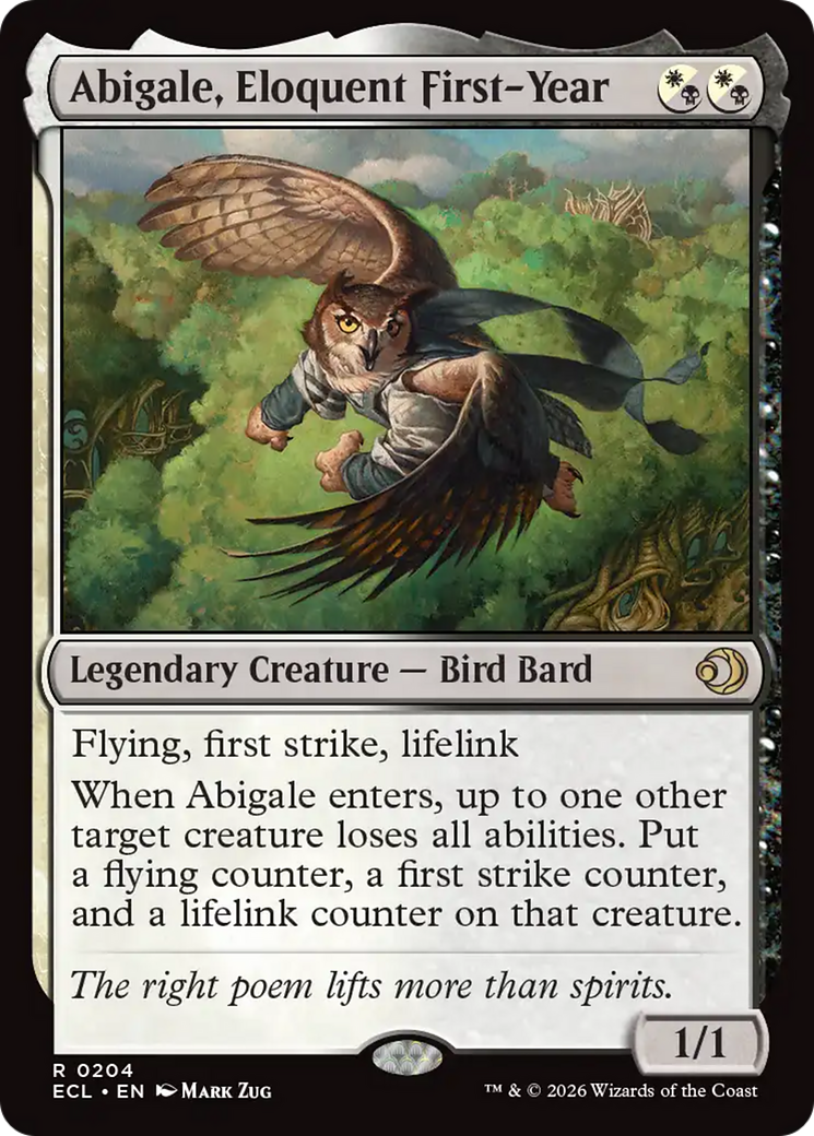 Abigale, Eloquent First-Year [ECL-204]