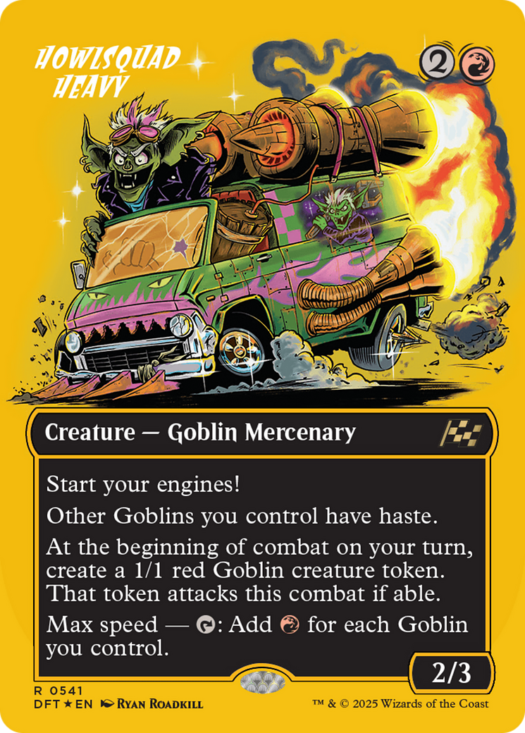 Howlsquad Heavy - Borderless - First Place Foil [DFT-541]