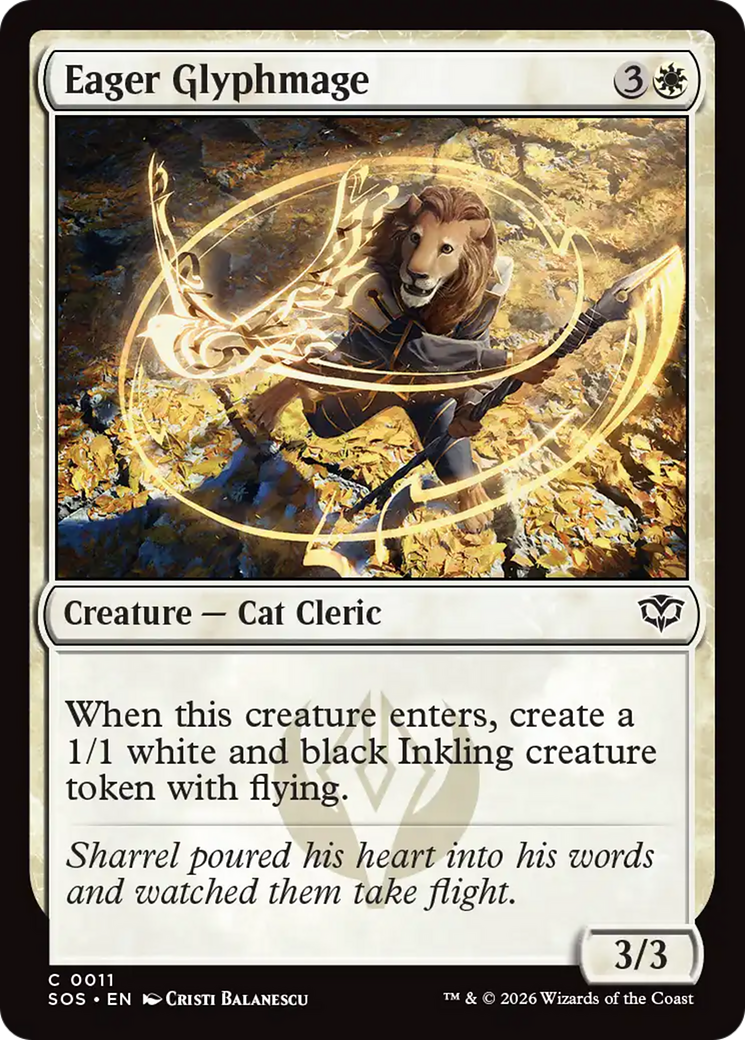 Eager Glyphmage [SOS-11]
