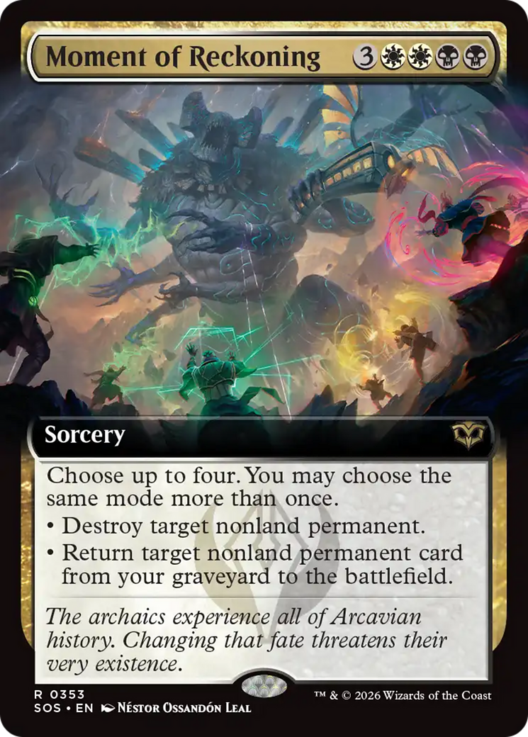 Moment of Reckoning - Extended Art [SOS-353]