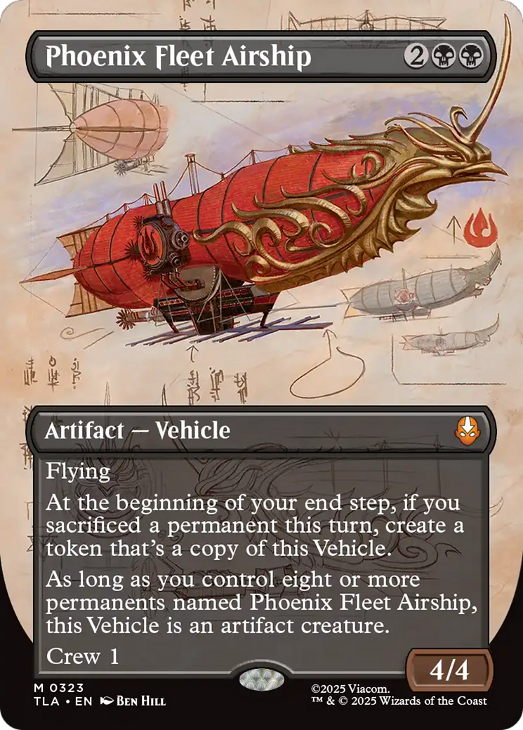 Phoenix Fleet Airship - Borderless [TLA-323]