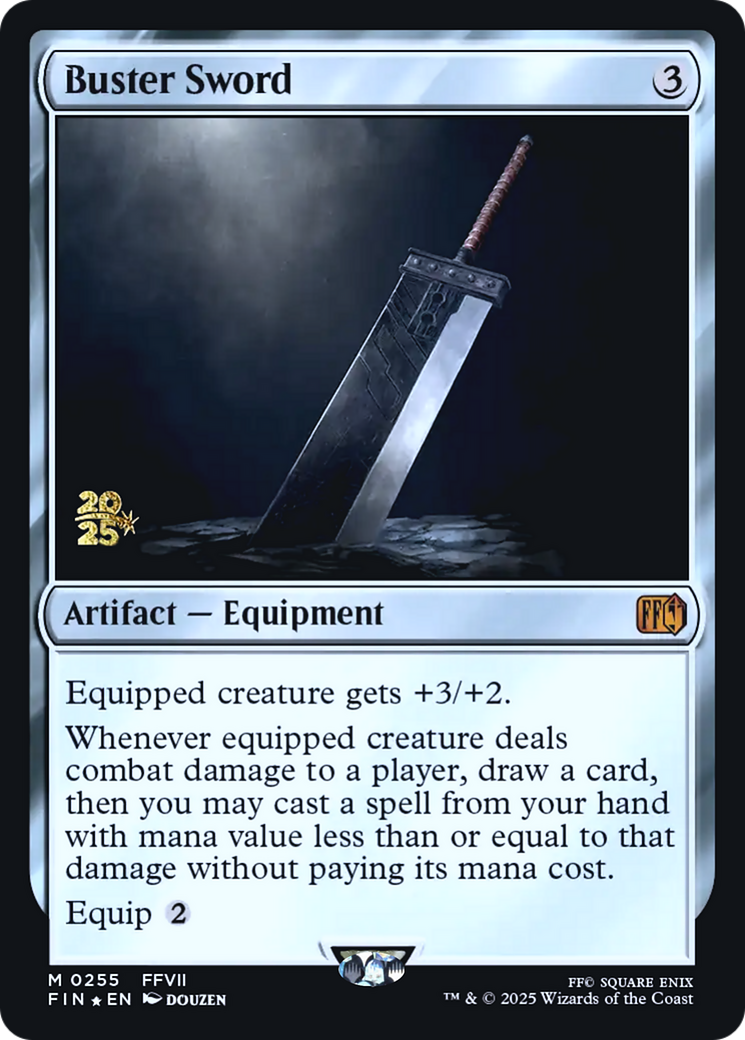 Buster Sword - Prerelease Promo [PFIN-255s]
