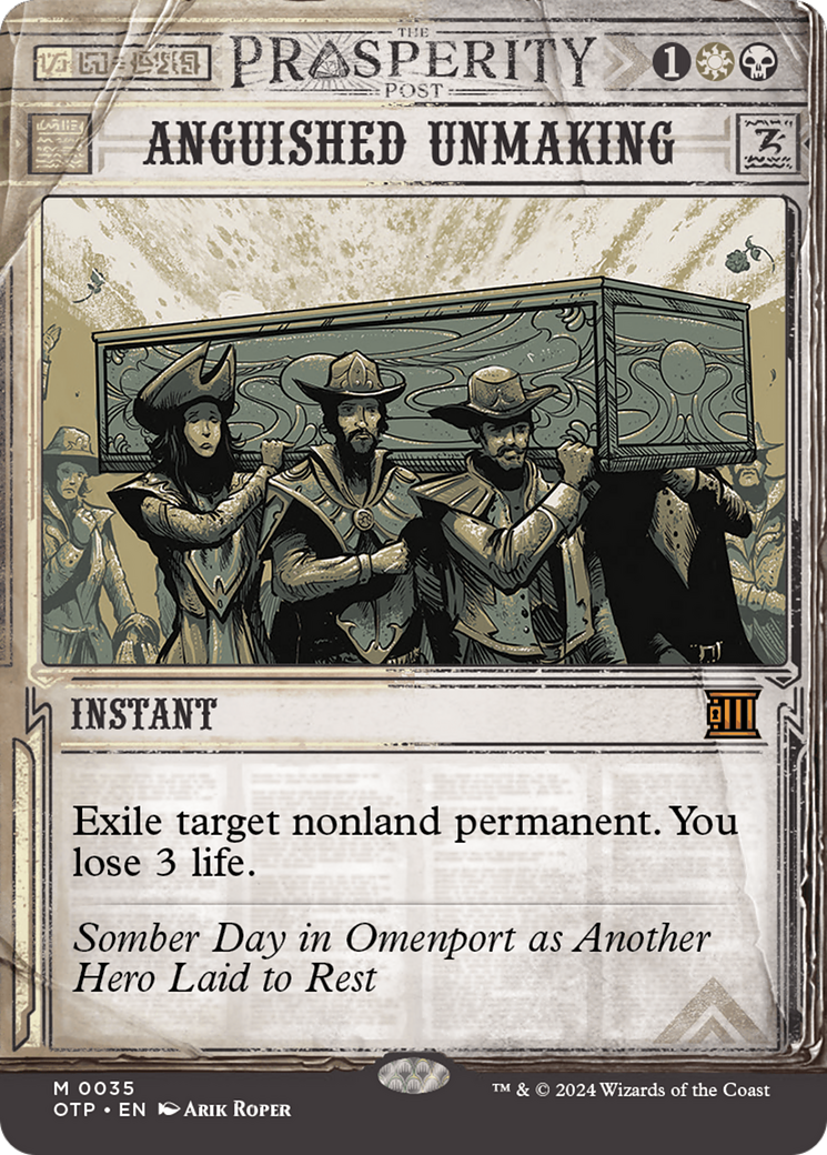 Anguished Unmaking - Borderless - Showcase [OTP-35]
