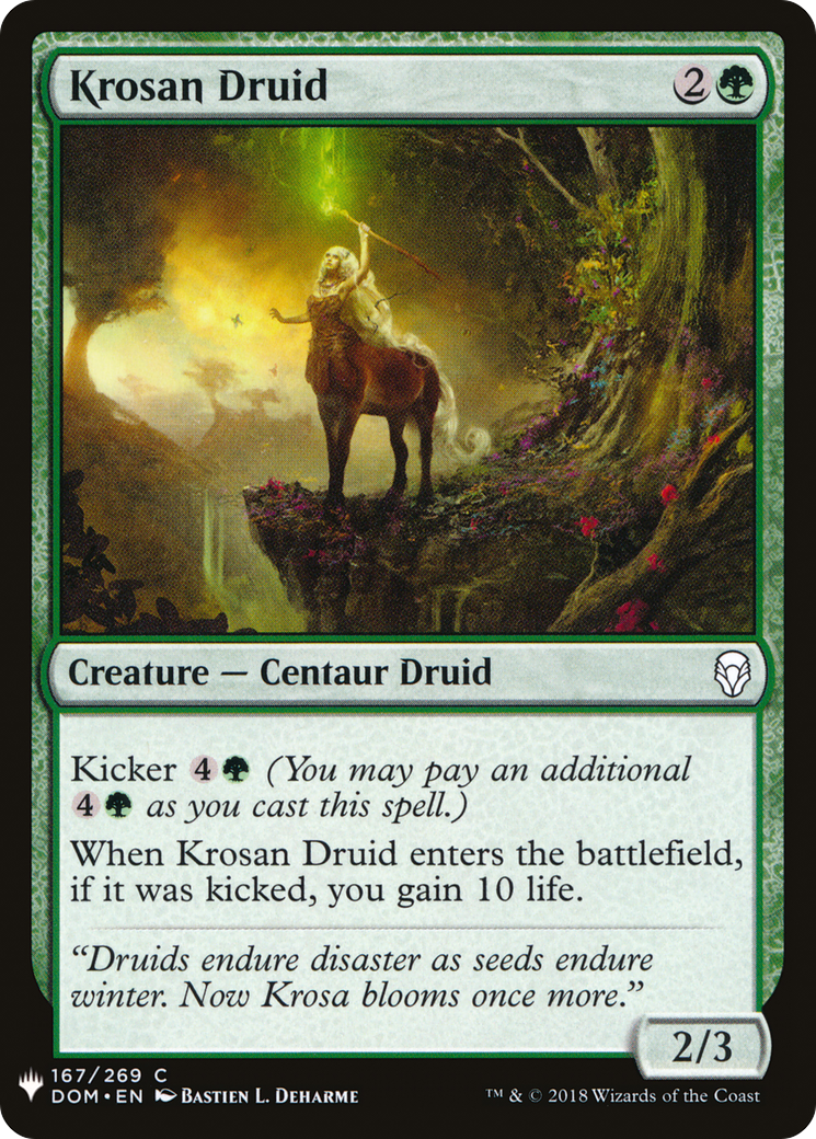 Krosan Druid [PLST-DOM-167]
