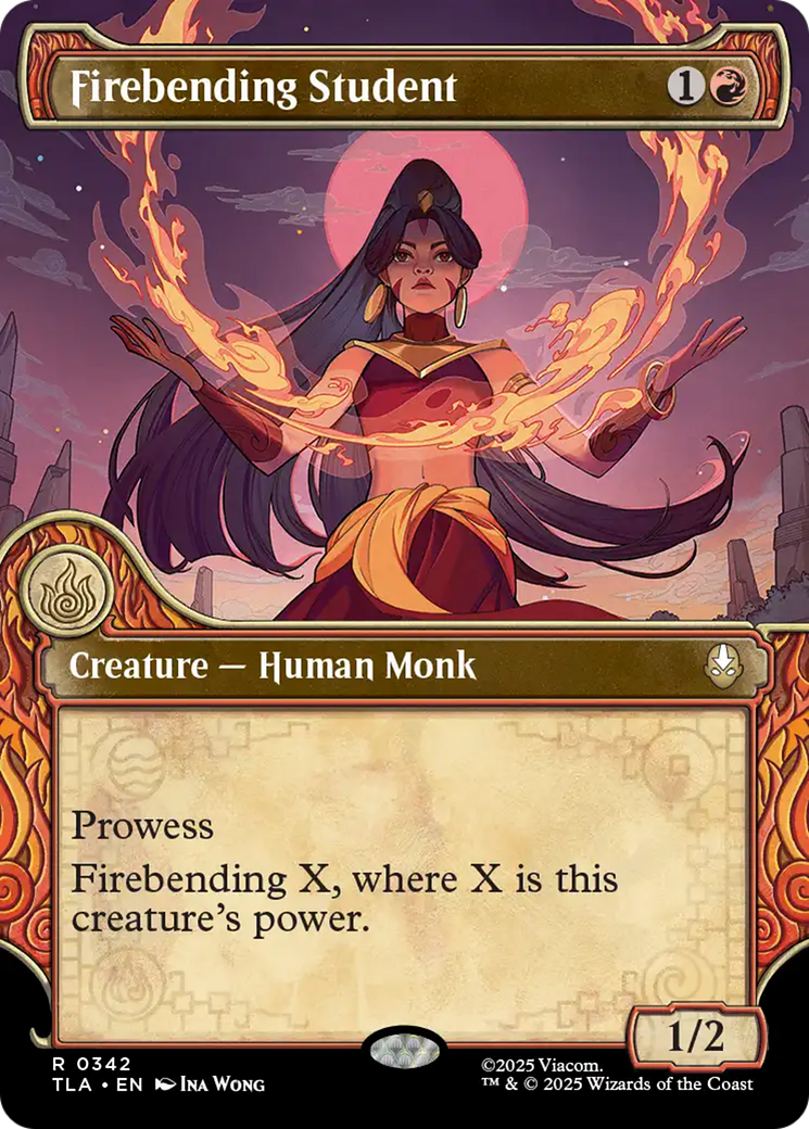 Firebending Student - Borderless - Showcase [TLA-342]