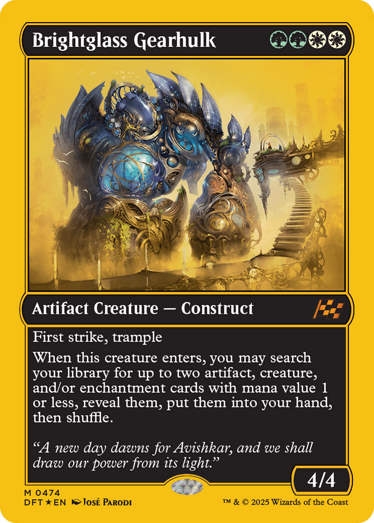 Brightglass Gearhulk - First Place Foil [DFT-474]