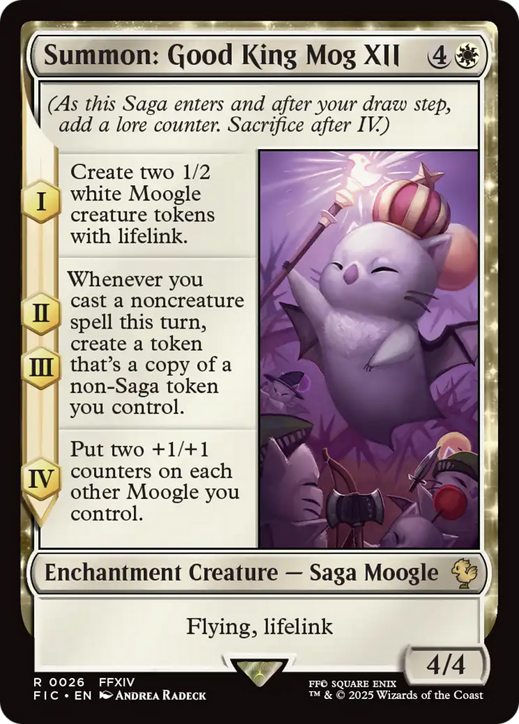 Summon: Good King Mog XII [FIC-26]