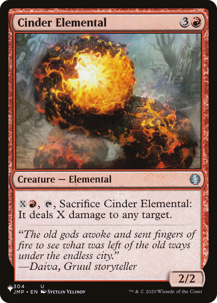 Cinder Elemental [PLST-JMP-304]