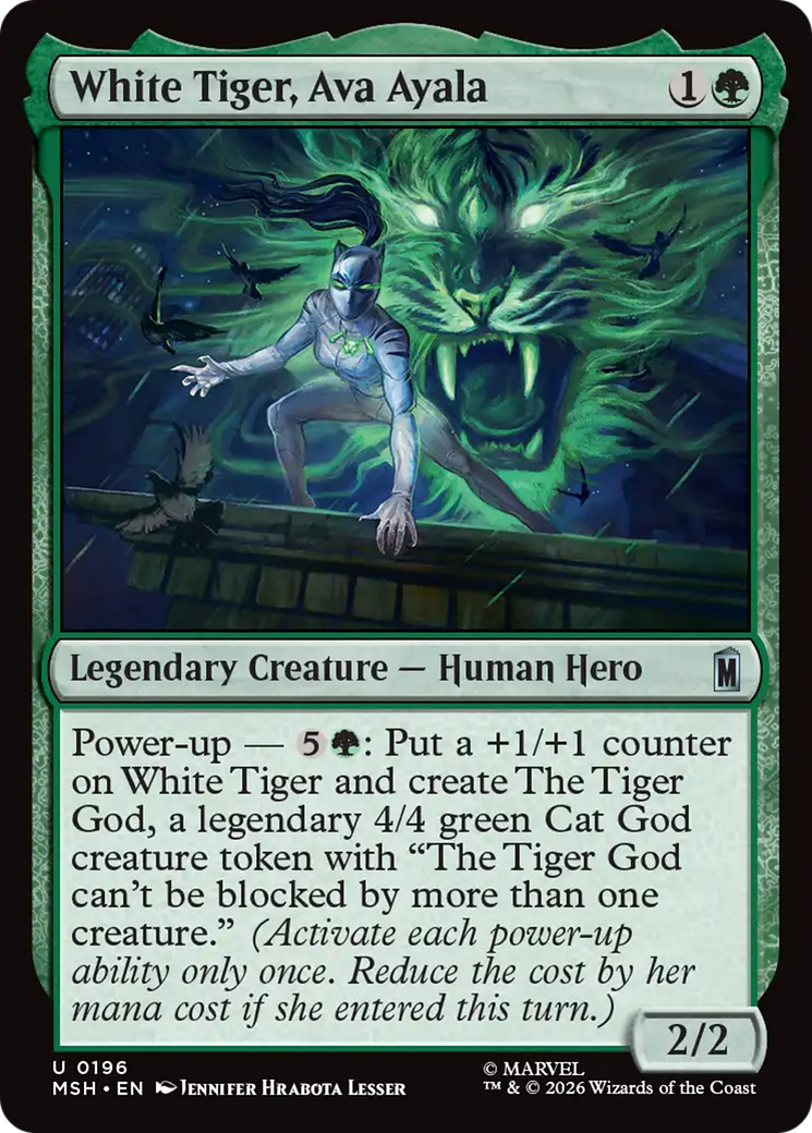 White Tiger, Ava Ayala [MSH-196]