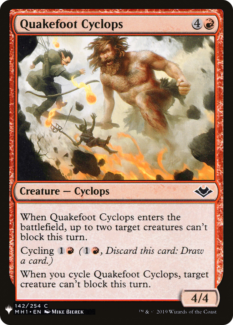 Quakefoot Cyclops [PLST-MH1-142]