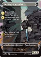 Crystal Fragments // Summon: Alexander - Borderless - Full Art [FIN-357]