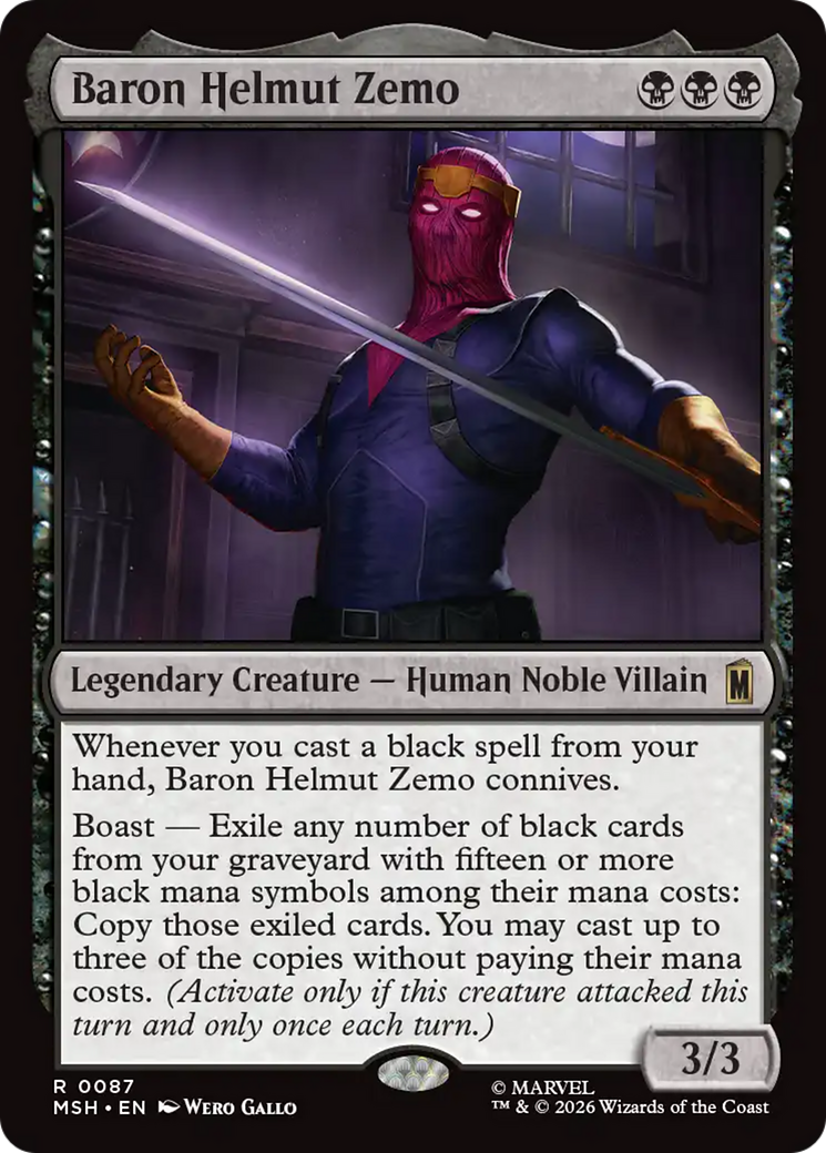 Baron Helmut Zemo [MSH-87]